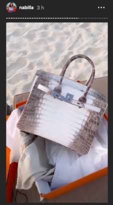 sac de nabilla hermes|Nabilla : combien vaut le sac Hermès en crocodile et .